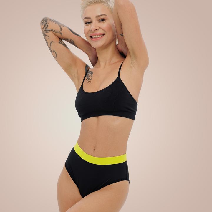 Immagine prodotto Weekiss Intimo a vita alta al limone (3XL)