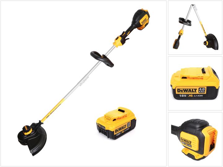 Productafbeelding DeWalt DCM 561 PBS 18 V Borstelloze Li-Ion Débrousailleur sans fil + 1x Accu DCB 182 18V - 4 Ah (Onkruidverdelgers)
