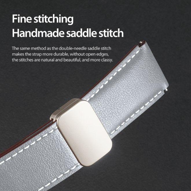 Actual product image Dux Ducis YA Series genuine leather strap (20 mm, Genuine leather)