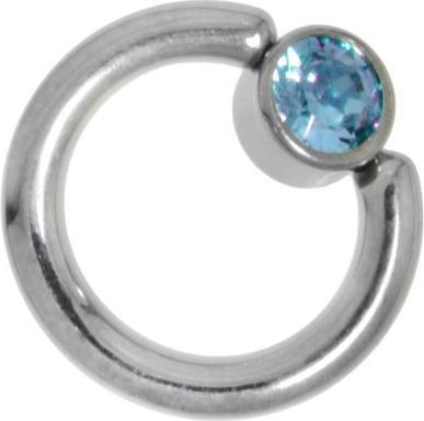 Produktbild Bijouteria 1.2mm Titan Piercingteil (Titan, Zirkonia)
