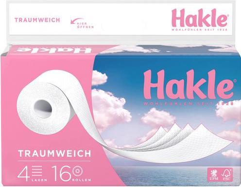 Image du produit Hakle Papier toilette Traumweich 4 plis 16 rouleaux (16 x)