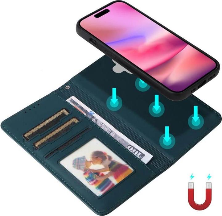 Actual product image Cover-Discount iPhone 16 - Divisible wallet case 2-in-1 mobile phone case (Apple iPhone 16)