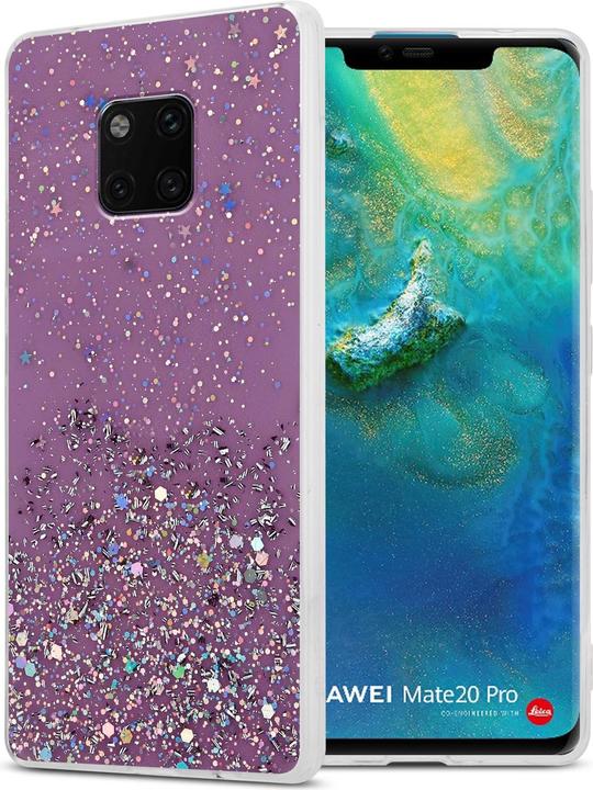 Lila mit Glitter
