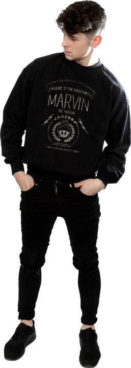 Actual product image Looney Tunes Mens Marvin The Martian Where's The Kaboom Sweatshirt (XL)