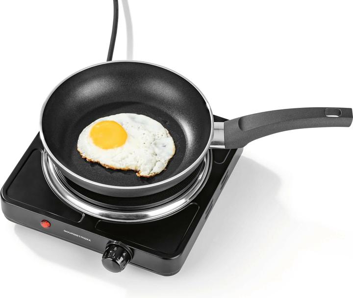 Actual product image Gourmetmaxx Kochplatte 1500 W, Kochfeldtyp: Gusseisen, Anzahl