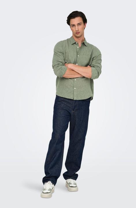 Image du produit Only & Sons Onscaiden Life Reg Ls 1 Pkt Shirt Noos (L)