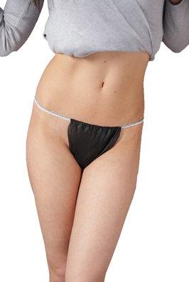 Actual product image Wellness disposable panties ladies black 100 pcs.