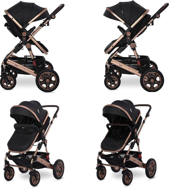 Produktbild Lorelli Kinderwagen Lora Gummiräder