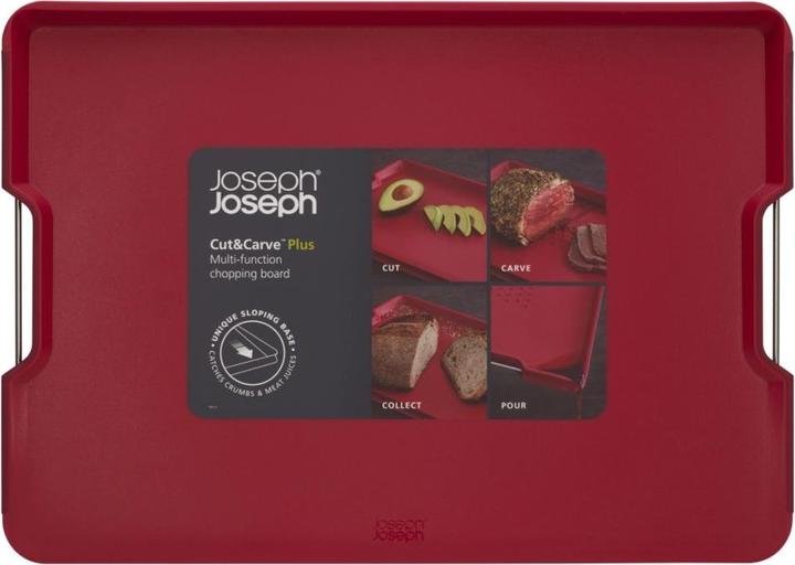 Produktbild Joseph Joseph Cut & Carve Plus Schneidebrett Extragross - Rot