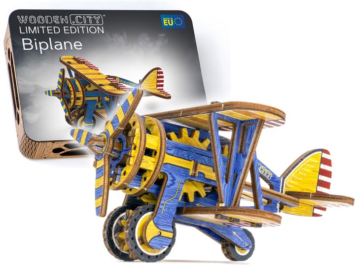 Immagine prodotto WoodenCity WOODEN CITY 3D Puzzle Biplano Edizione Limitata 65 pezzi (65 pezzi)