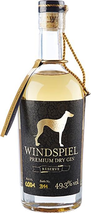 Image du produit Windspiel Premium Dry Gin Reserve 49,3% vol. 0,5l en caisse bois