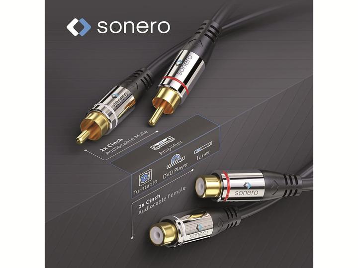 Immagine prodotto Sonero Cavo audio cinch - cinch 5 m (5 m, Estensione)