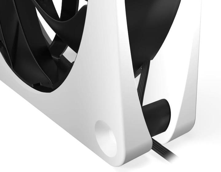 Image du produit Alphacool Apex Stealth Metal Power 120mm Fan 3000rpm (blanc/noir) (120 mm, 1 x)