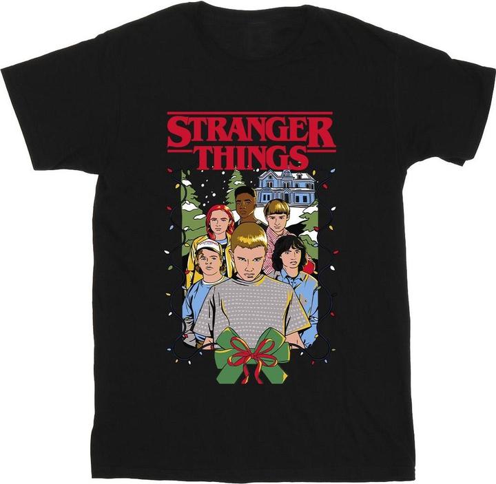 Netflix Stranger Things Christmas Poster TShirt Mädchen