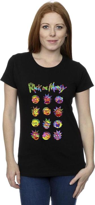 Produktbild Rick And Morty Tie Dye Faces TShirt (L)
