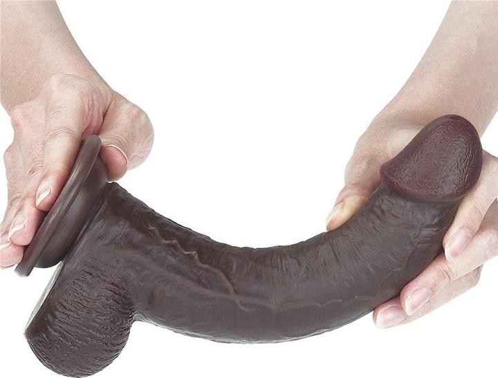Actual product image Lovetoy Sliding Skin Dual Layer Dildo 23cm