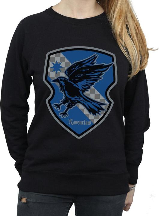 Actual product image Womens/Ladies Ravenclaw Crest Flat Sweatshirt (L)