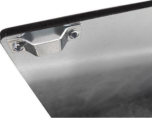 Actual product image smiT Whiteboard, frameless, enamelled steel, white, WxHxD 980 x 980 x 7 mm, with