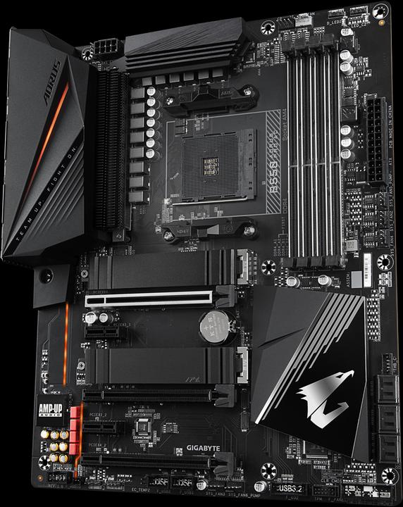 Actual product image Gigabyte B550 Aorus Pro Ac (AM4, AMD B550, ATX)