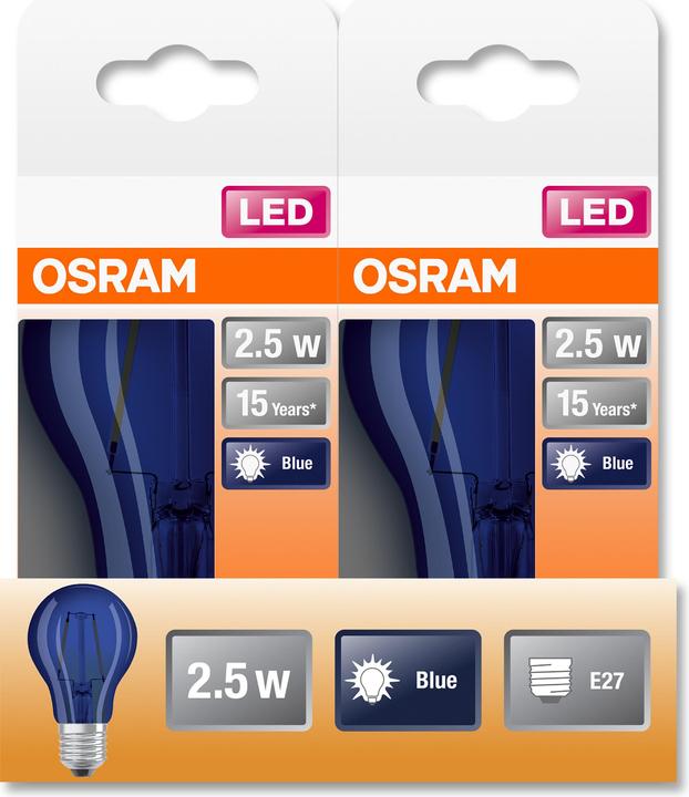 Produktbild Osram Led Star Décor Classic A (E27, 2.50 W, 10 lm, 1 x, F)