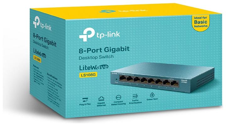 Actual product image TP-Link LS108G (8 Ports)
