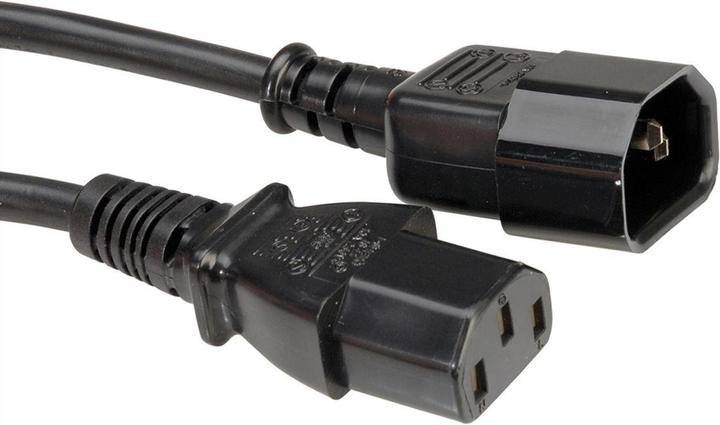 Actual product image Roline Apparatus Connection cable C14 male / C13 female (1 m)