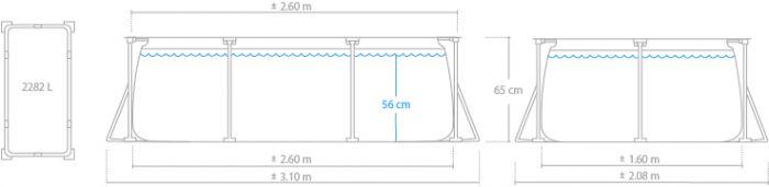 Actual product image Intex Family Frame (260 x 160 x 65 cm)