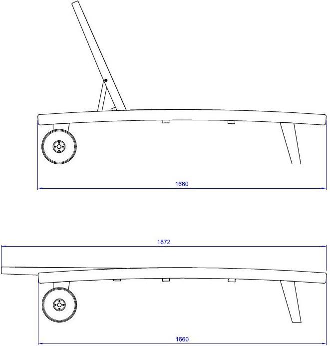 Actual product image Giardimo Classic Wood (166 cm)