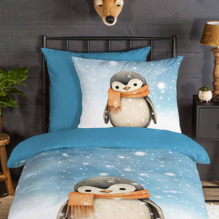 Produktbild Traumschlaf Pinguin (Bettwäsche Set, 135x200 cm + 80x80 cm)