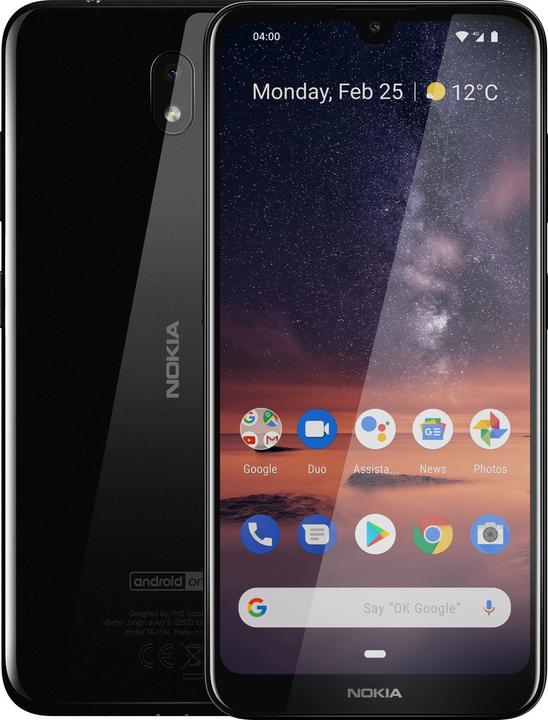 Nokia 3.2 (16 GB, Black, 6.26", Dual SIM + SD, 13 Mpx, 4G)