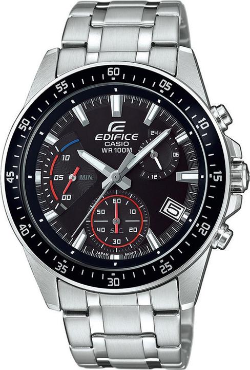 Actual product image Casio Edifice - EFV-540D-1AVUEF (Analogue wristwatch, Chronograph, 44 mm)