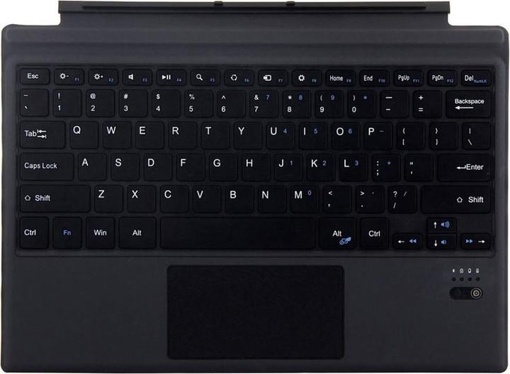 Image du produit Apfelkiste Magnetische Bluetooth Tastatur für Microsoft Surface Pro 7 / 6 / 5 / 4 / 3 - Schwarz (ING. Int., Filaire)