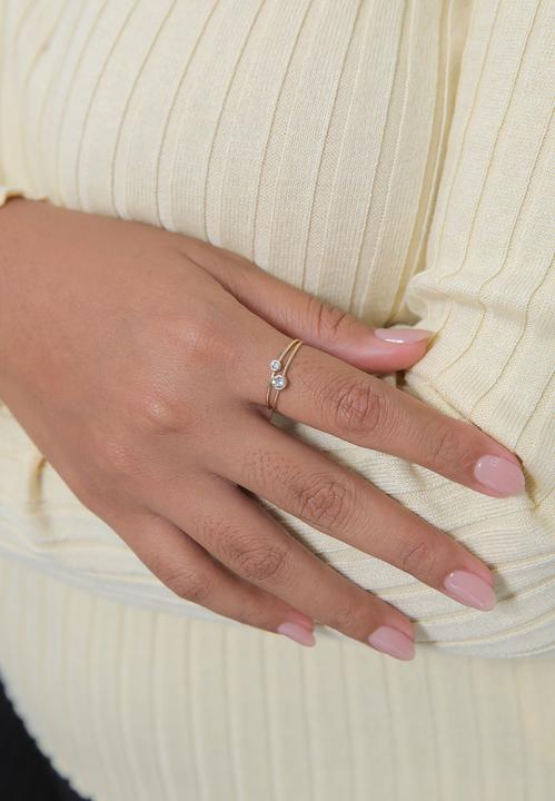 Actual product image Elli Ring Set, Solitaire Ring (54, 925 Silver)