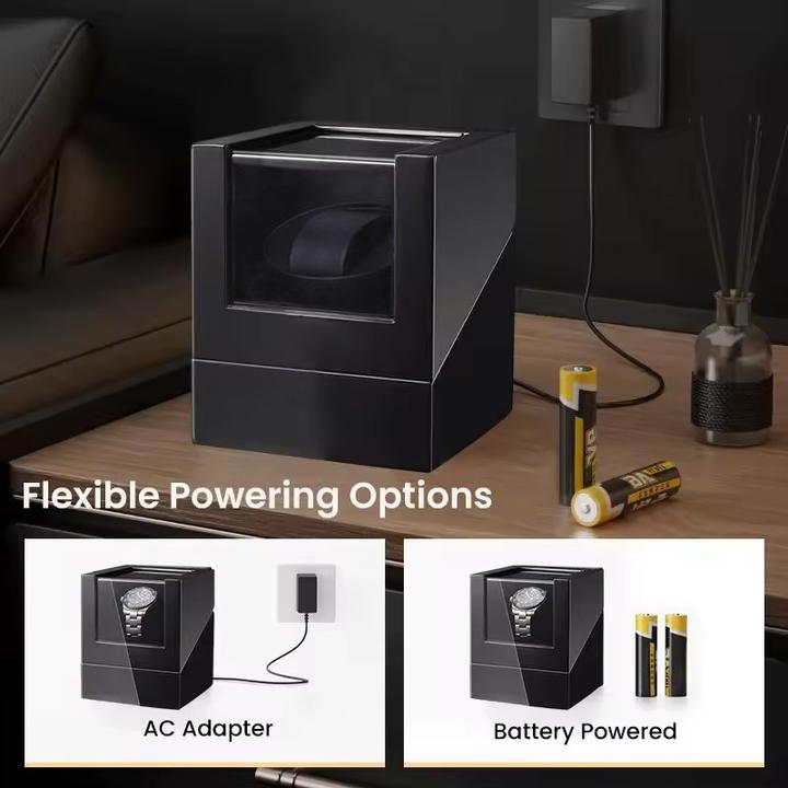 Immagine prodotto Cbx Eleganter Uhrenbeweger für 1 Uhr, Watchwinder Schwarz poliert (1 x)