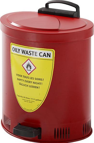 Produktbild kaiserkraft Sicherheits-Entsorgungsbehälter, Deckel selbstschliessend (35 l)