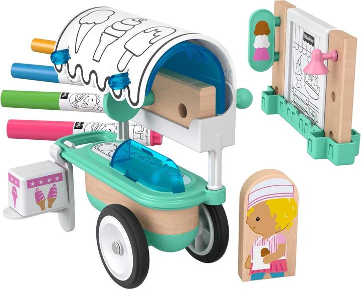 Produktbild Fisher-Price Fisher Price Wonder makers Holz Eiswagen 14x30cm