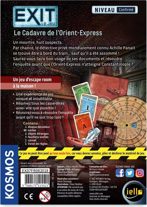 Produktbild Kosmos Exit - Le Cadavre de l'Orient - Express (Französisch)