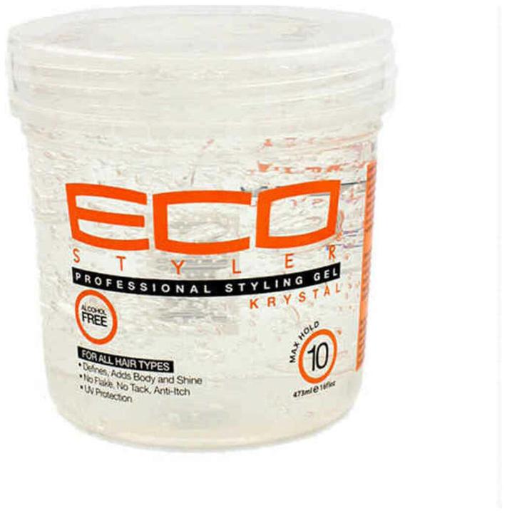 Actual product image Weleda Eco Styler, professional styling gel, maximum hold, hair gel, 1 piece (Hair gel, 473 ml)