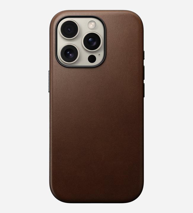 Produktbild Nomad Modern Leather Case iPhone 16 Pro Brown (Apple iPhone 16 Pro)