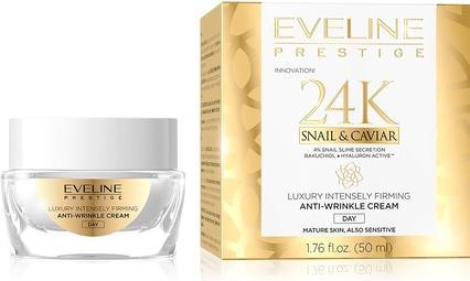 Produktbild Eveline EVELINE 24k Snail&Caviar Anti-Wrinkle Cream Day krem przeciwzmarszczkowy na dzień 50ml (50 ml, Tagescreme)