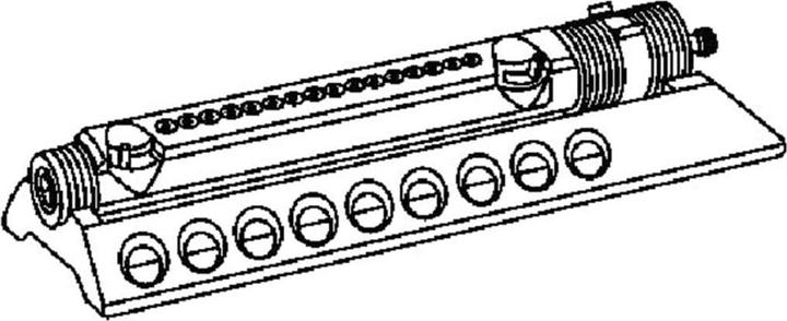 Actual product image Gardena Comfort Aquazoom 250/2 (Square sprinkler)