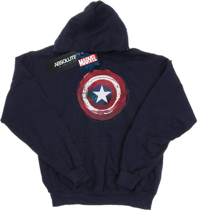Produktbild Captain America Splatter Shield Kapuzenpullover (M)