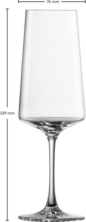 Image du produit Zwiesel ZWG Flûte à champagne Echo 395ml (39.50 cl, 4 Verres, Flûtes à champagne)