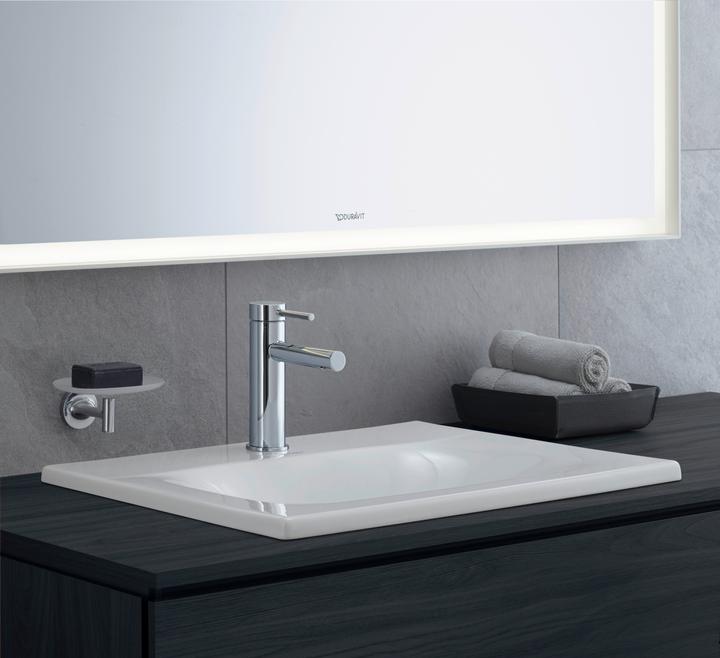 Produktbild Duravit Circle Einhebel-Waschtischmischer M FreshStart, ohne Ablaufgarnitur, Ausladung 117 mm, Chrom