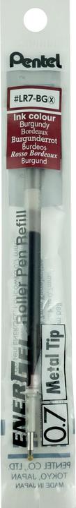 Image du produit Pentel Cartouches EnerGel 0.7mm LR7-BGX bourgogne (Recharger, Bourgogne, 0.70 mm)