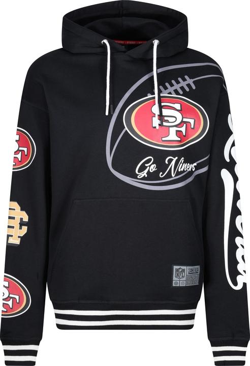 Recovered Re:covered Fleece Oversize Hoody - PATCHES NFL Teams - 3XL (3XL)