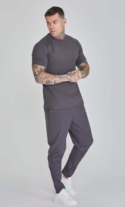 Actual product image Siksilk Smart T-Shirt in Dark Grey (S)