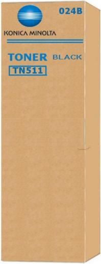 Inkadoo Konica Minolta 024BTN-511 Toner schwarz 32.200 Seiten/6% 1600 Gramm Schwarz KM Bizhub 360 (BK)