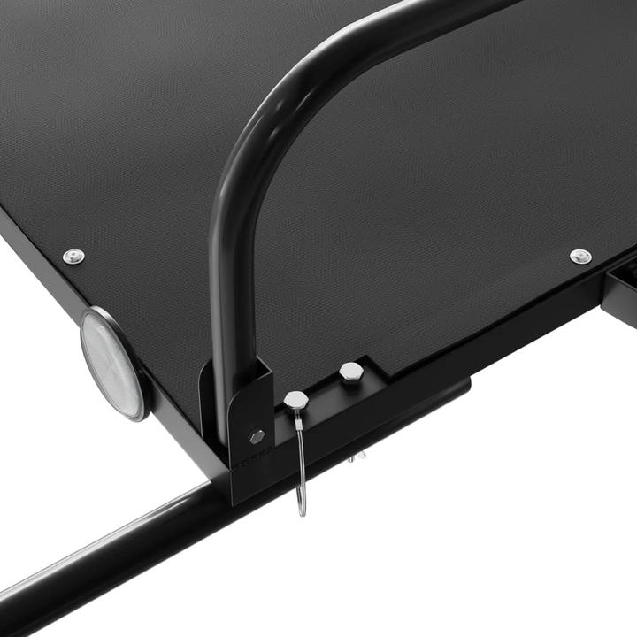 Produktbild VidaXL Fahrradanhänger Cargo Schwarz 135x70x37 cm Eisen, Farbe