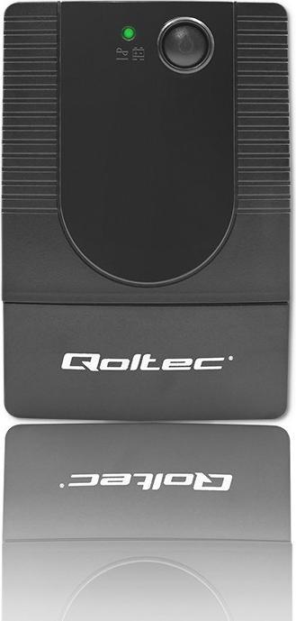 Actual product image Qoltec Zasilacz awaryjny UPS | Monolith | 1000VA | 600W (1000 VA, 600 W, Line-interactive UPS)